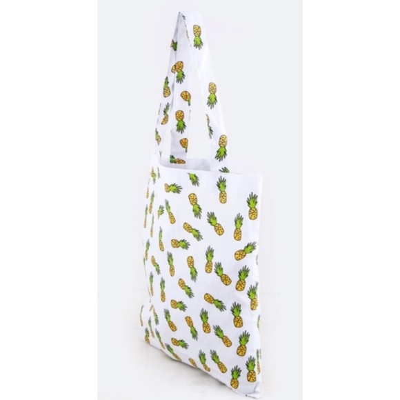 💥TRENDING💥🍍Pineapple Print Tote Bag🍍 - Picture 2 of 2